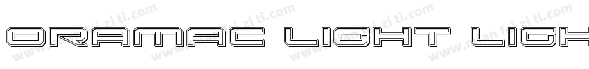 Oramac Light Light字体转换